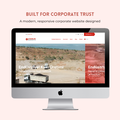 Corporate Industrial Website Revamp