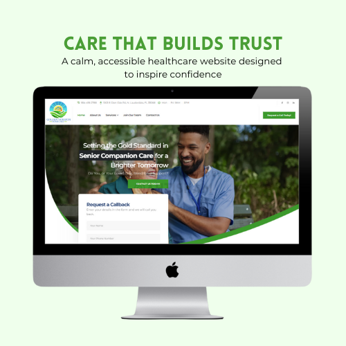Home Care Services Website Design